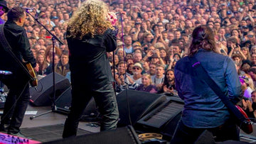Robert Plant Teleprompter Lyrics on Stage Stageprompter