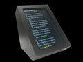Stageprompter system with USB and lyrics monitor screen