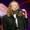 Robert Plant Uses a teleprompter for lyrics on stage